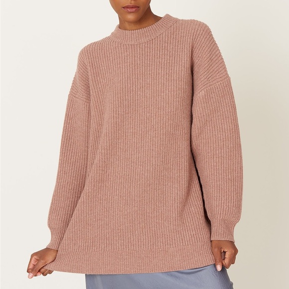 NWT 100% wool DEMY LEE Ari SWEATER in mushroom - Picture 3 of 4